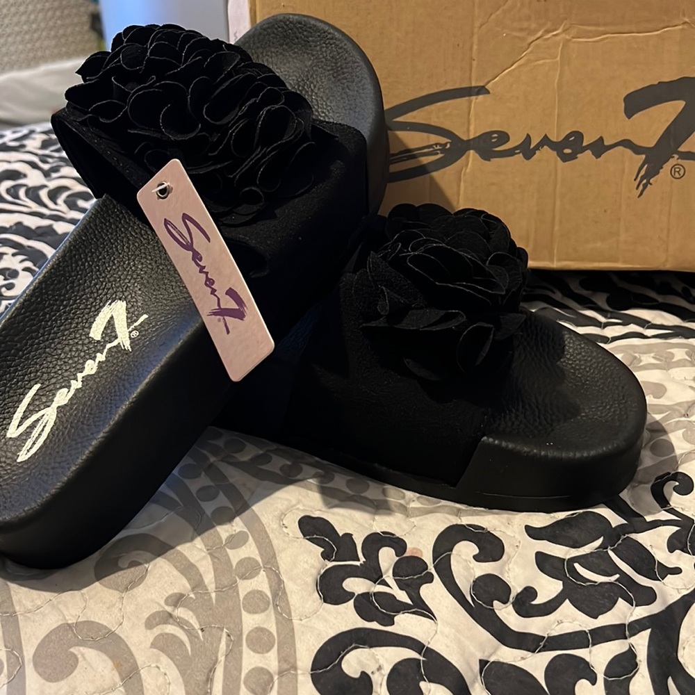 Didi Ruffle platform sandals
